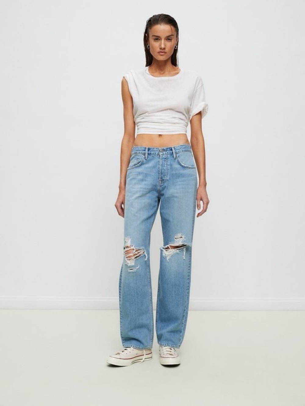 GRLFRND The Bella Low Rise Boyfriend Jean NWT